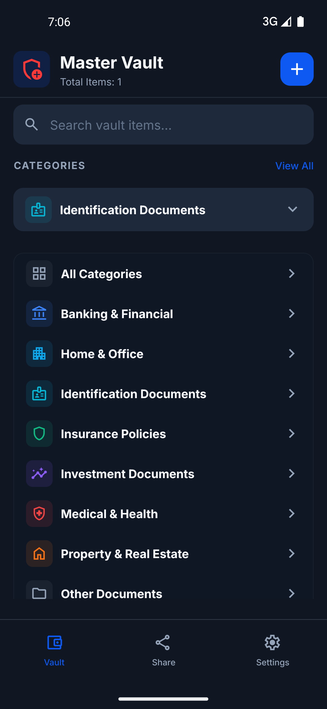 LifeVaulto on Android